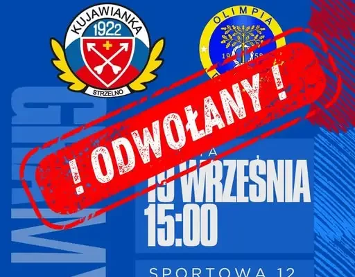 Mecz Kujawianki Strzelno z Olimpią Dąbrowa odwołany? Goście nie przyjadą, ale formalności trzeba dopełnić