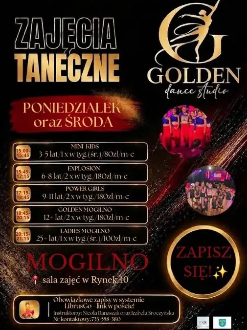 Mogilno: Trwają zapisy na zajęcia taneczne w Domu Kultury
