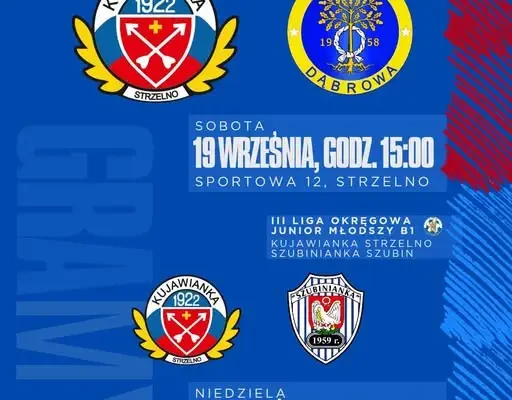 Weekend pełen piłkarskich emocji w Strzelnie – seniorzy i juniorzy młodsi przed własną publicznością