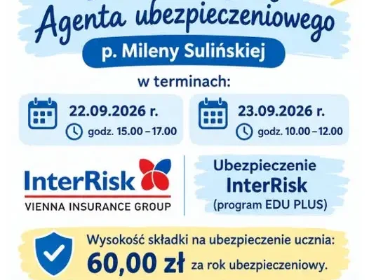 Dodatkowe dyżury agenta ubezpieczeniowego w Strzelnie – ubezpieczenie ucznia na rok szkolny