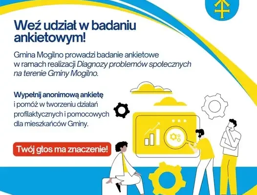 Gmina Mogilno pyta mieszkańców o problemy społeczne. Wypełnij ankietę online