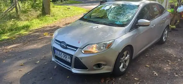 Potrącenie rowerzystki w Przyjezierzu – poszkodowana trafiła do szpitala