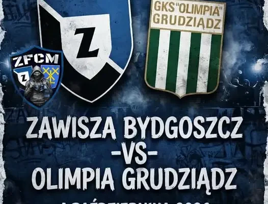 Zawisza Bydgoszcz podejmie Olimpię Grudziądz. Derby na Gdańskiej!