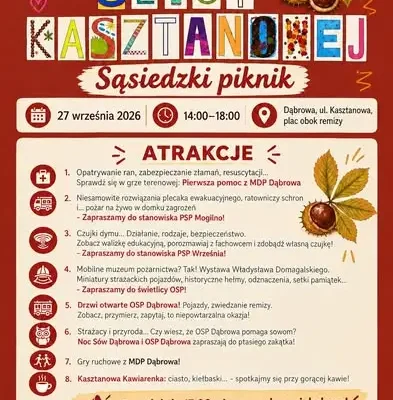 Piknik strażacki w Dąbrowie – już jutro od 14:00