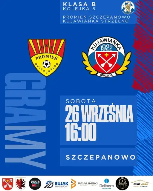 Kujawianka Strzelno wraca na boisko. W sobotę zagra z Promieniem Szczepanowo