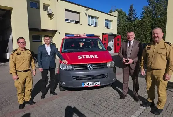 Nowy samochód ratowniczo-gaśniczy dla druhów z OSP Strzelno