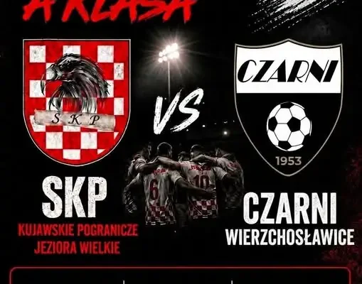 SKP Kujawskie Pogranicze Jeziora Wielkie zagra z Czarnymi Wierzchosławice