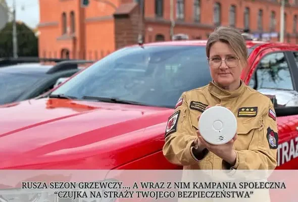 Sezon grzewczy 2026/2027: strażacy apelują o czujki dymu i czadu