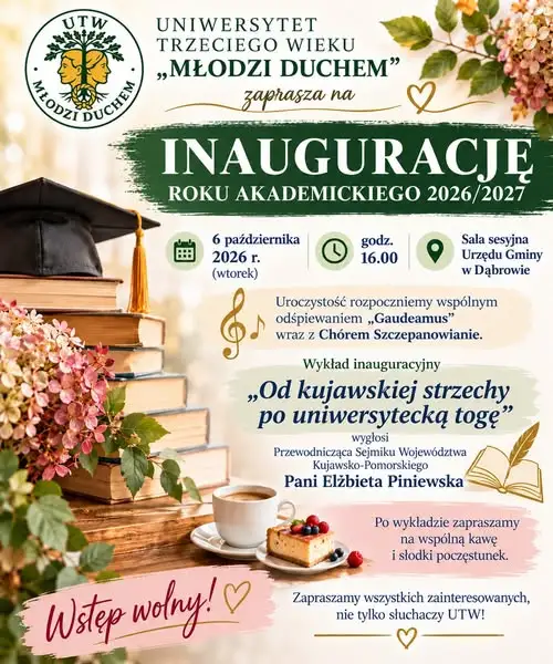 Inauguracja roku akademickiego 2026/2027 w Dąbrowie – zaproszenie dla wszystkich