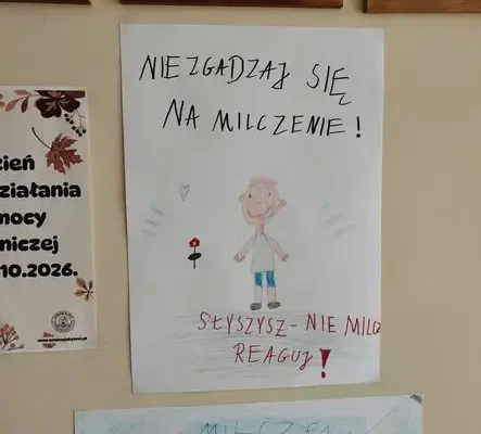 Uczniowie klasy 3a z Mogilna promują życzliwość w Tygodniu Przeciwdziałania Przemocy Rówieśniczej