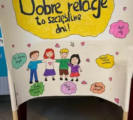 Tydzień Szczęścia w szkole – uczniowie dzielili się radościami i tworzyli parasol dobrych relacji