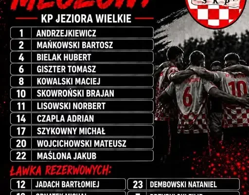 Skład na mecz z Czarni Wierzchosławice – Kujawskie Pogranicze odkrywa karty