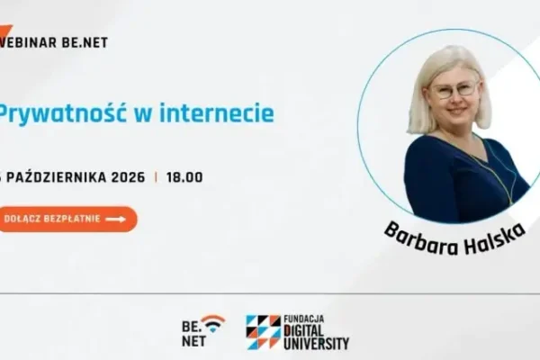 Webinar o prywatności w internecie – dla uczniów, rodziców i nauczycieli