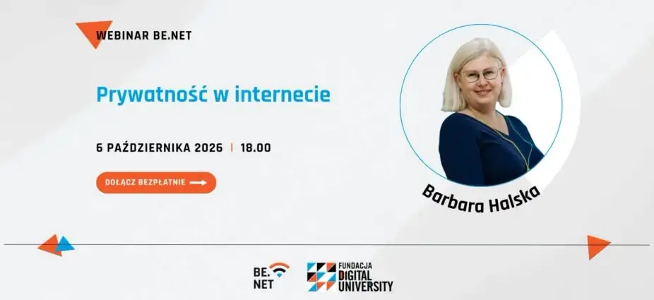 Webinar o prywatności w internecie – dla uczniów, rodziców i nauczycieli