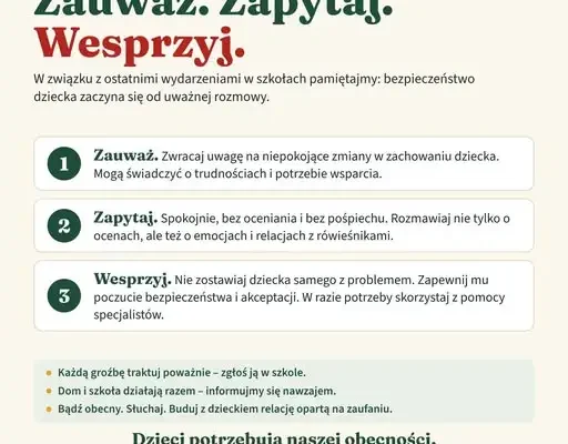 Poradnia w Mogilnie apeluje: bezpieczeństwo dzieci zaczyna się od rozmowy
