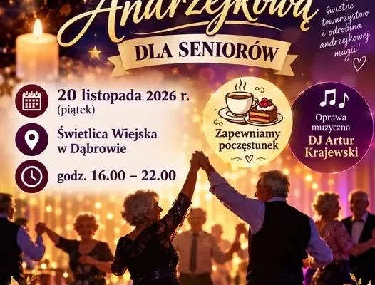 Zabawa andrzejkowa dla seniorów z Gminy Dąbrowa – zapisy do 10 listopada
