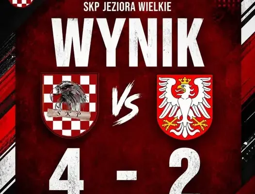 SKP Jeziora Wielkie wygrywa na wyjeździe z Kcynią 4:2