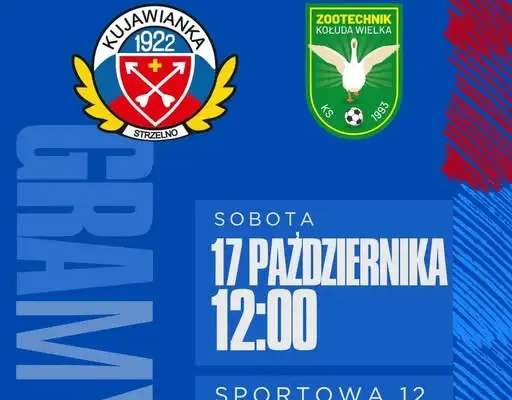 Kujawianka Strzelno zagra z Zootechnikiem Kołuda Wielka w ostatnim domowym meczu rundy jesiennej