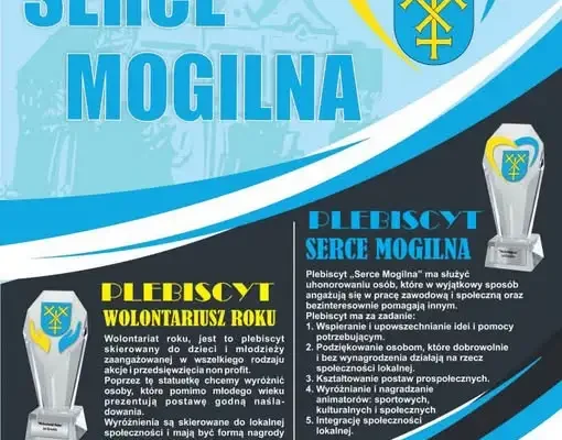 Ostatnie dni na zgłoszenia do plebiscytu „Serce Mogilna”