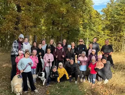 Las Babski: pierwszy rajd nordic walking za nami