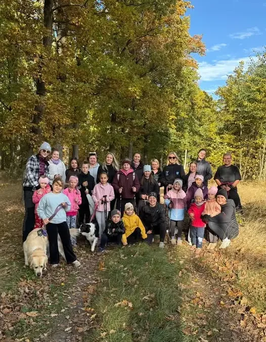 Las Babski: pierwszy rajd nordic walking za nami
